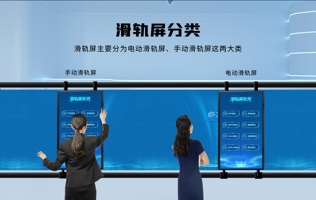 触控滑轨屏软件-展厅滑轨屏软件-滑轨屏控制软件