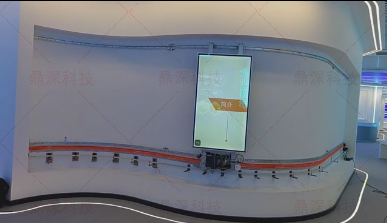 智能互动查询滑轨屏