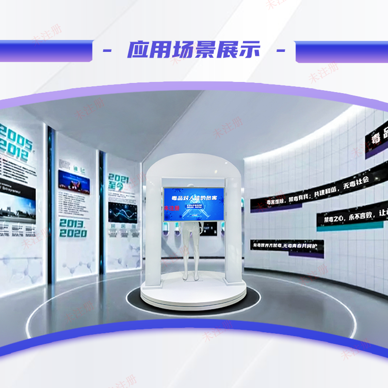 人体感应扫描滑轨屏