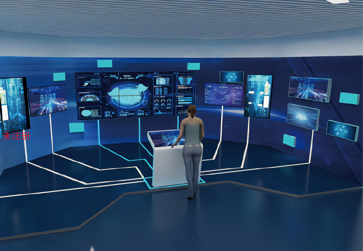 展厅甩屏多媒体展示系统