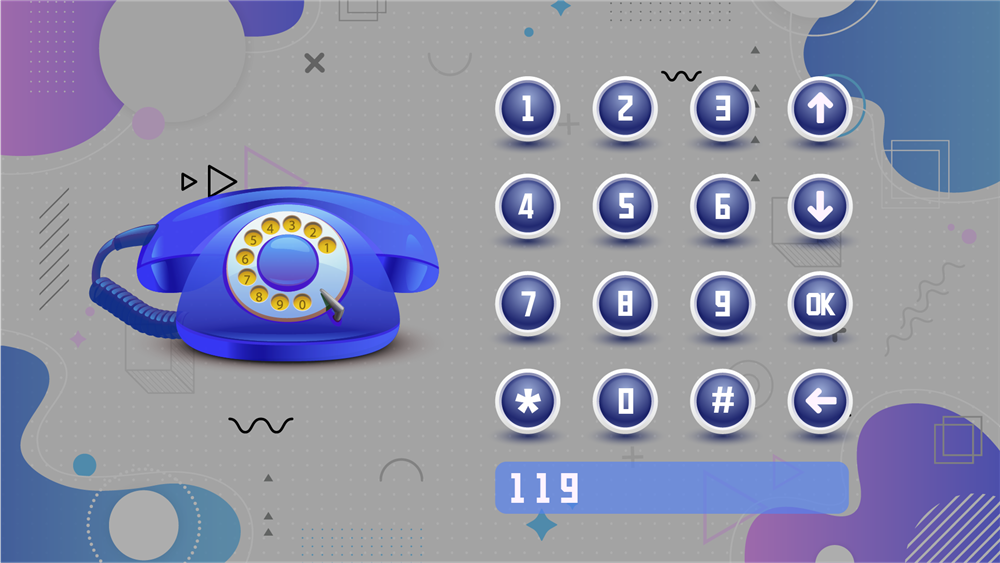 模拟119报警体验系统