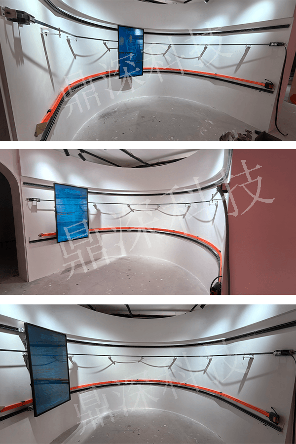 滑轨推拉体验屏系统