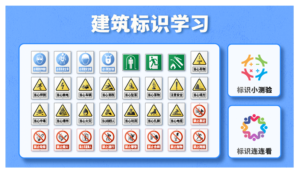 建筑标识识别软件 建筑标识互动灯箱 VR生产安全