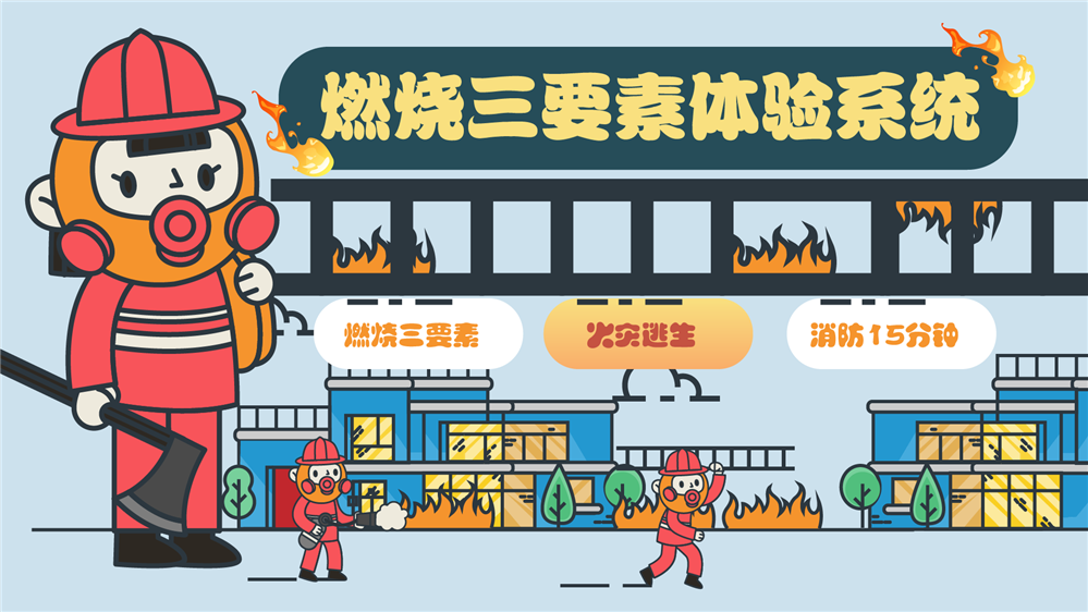 燃烧三要素体验系统 燃烧三要素科普系统 燃烧三