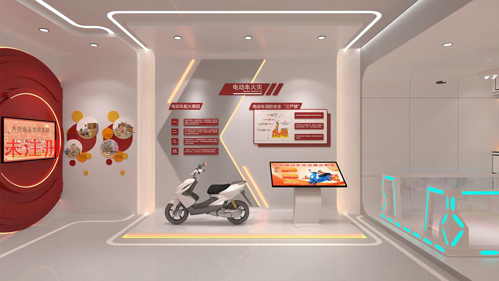 仿真模拟电动车火灾系统 新颖的消防安全培训体