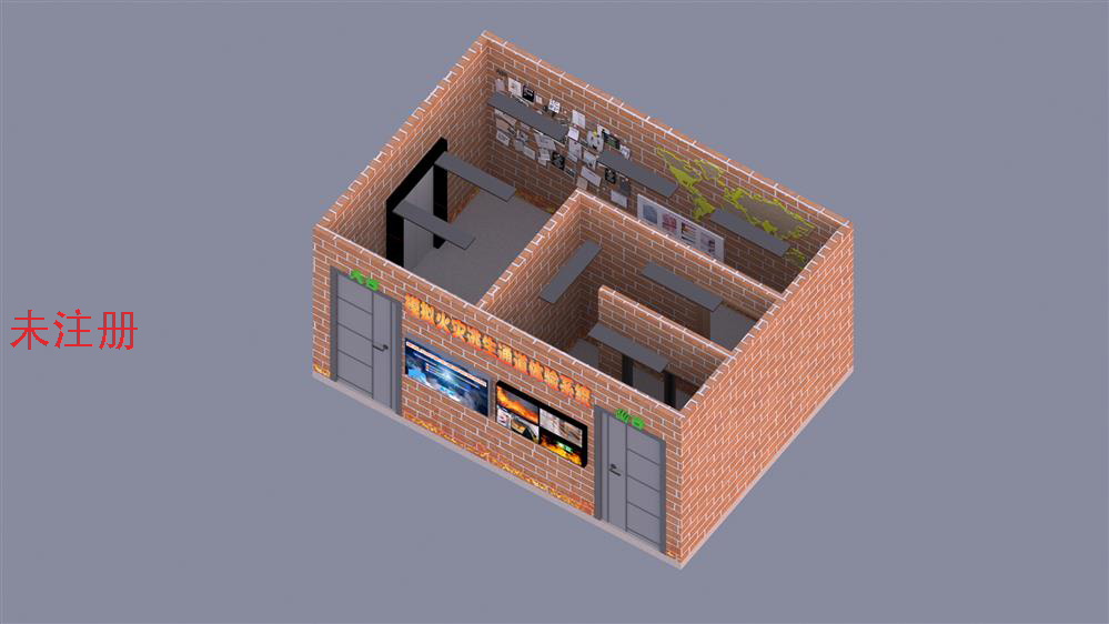 火灾通道逃生模拟体验系统 模拟火灾逃生体验通